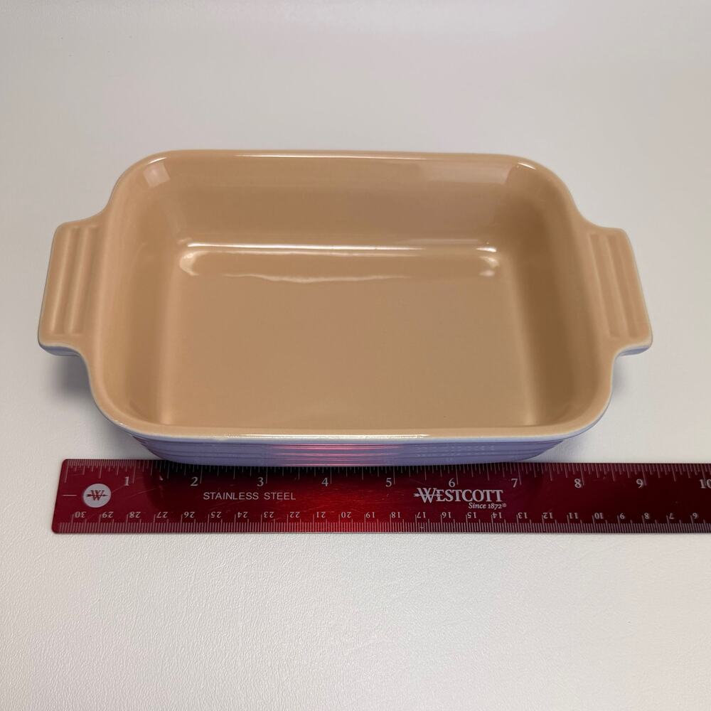 LeCreuset Small Casserole Dish 5 x 7 Provence Bluebell Purple - Picture 8 of 8